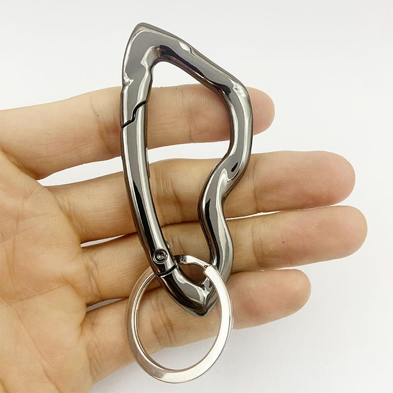 Zinc Alloy Mountaineering Belt Buckle Metal Essential Belt Icon Carabiner Waist Hanging Keychain Women Men Bag Pendant