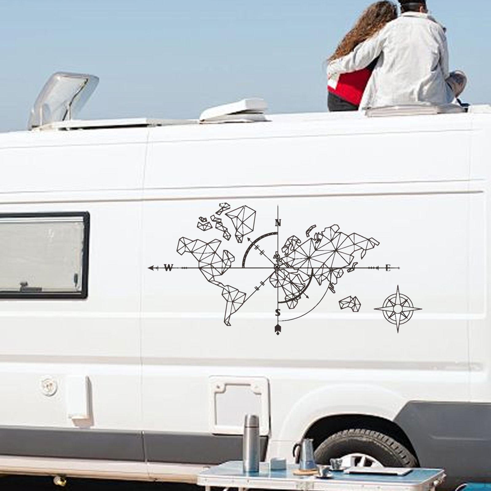 

Автомобільна наклейка Декор Простий монтаж RV для дверей автофургона C 1pc