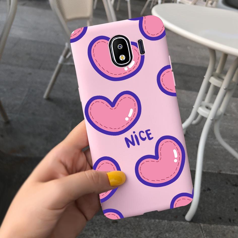 For Samsung Galaxy J4 J6 2018 EU Case SM-J400F J600F Lovely Cartoon Protective Skin Cover For Samsung J4 2018 J 4 J 6 Soft Coque