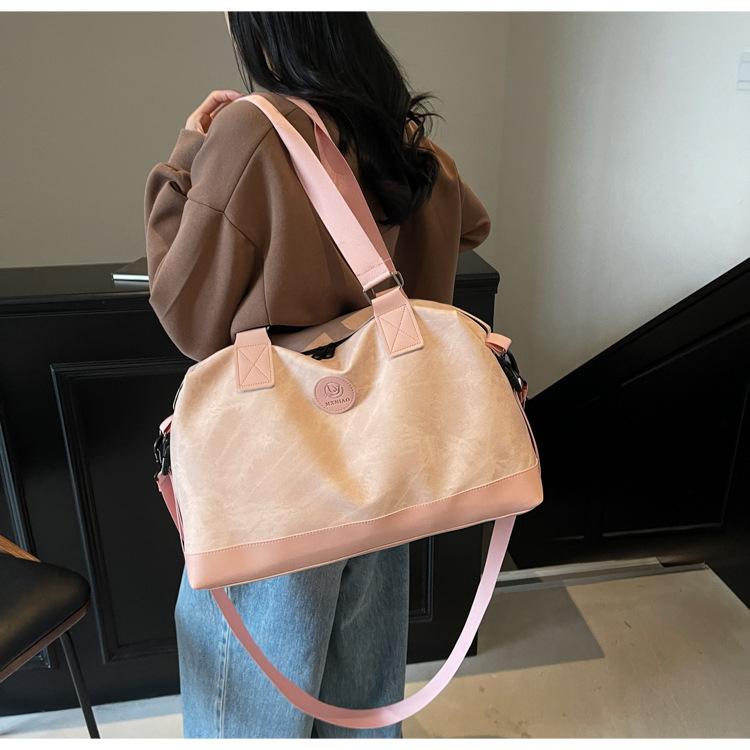New Travel Duffel Bag,Large Capacity Luggage Bag,Portable Carry-on Bag for Business Trip & Fitness