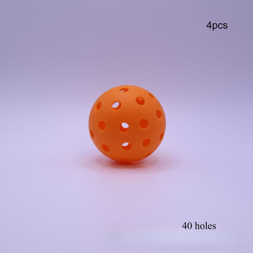 Pickleball Ball Competition Pickleball Rolling Plastic Ball Glowing Pickleball Pickle Ball with 40 Holes Racquet Sports