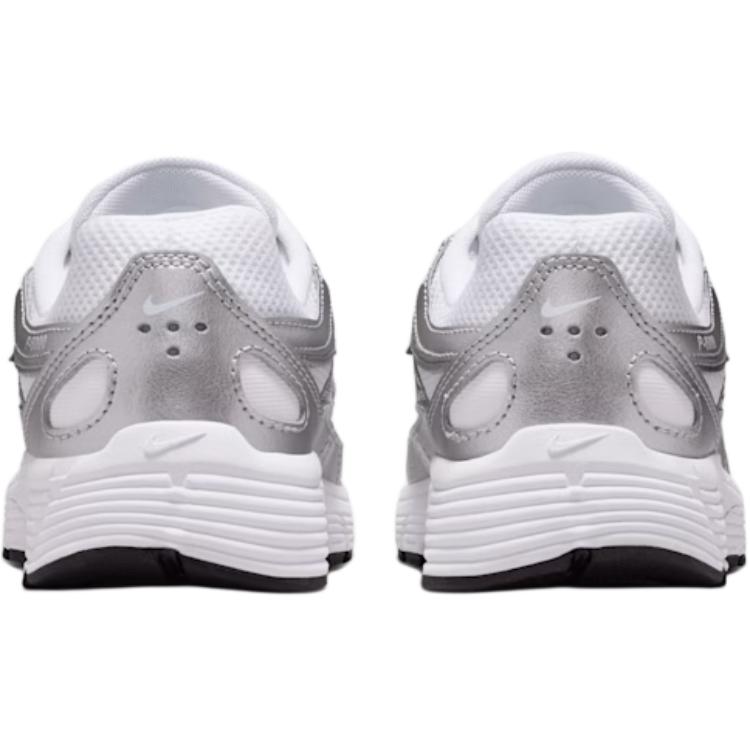 New Nike P 6000 Abrasion Resistant Low Top Kids' Running Shoes Silver Gray White Teenagers HV5064-101