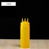 New Plastic Squeezing Sauce bottle Graduated Squeezable Gravy Boats 3 Nozzles Kitchen Accessories Jam Container