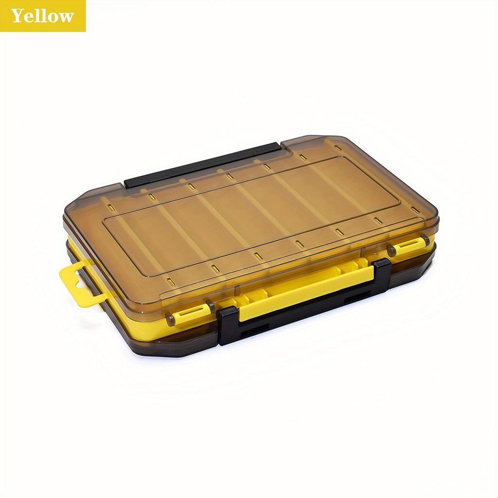 FTK1pc Double-sided Fishing Gear Box, 1 Bait Storage Box, Fishing Tool Accessories
