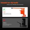 Hydraulic Machine Toe Jack Lift 360° Rotatable 5 T Toe 10 T Top Capacity