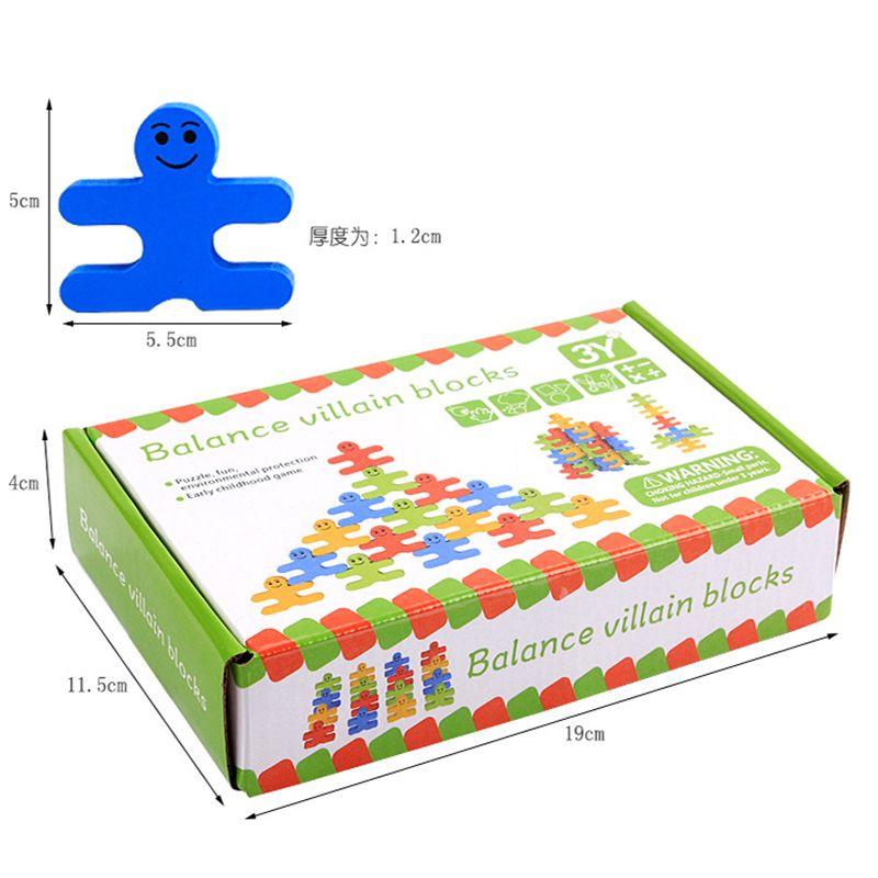 Children's Building Block Assembly Educational Toys Jenga Building Blocks Villain Balance Bricks Pro Kindergarten Small Class Board