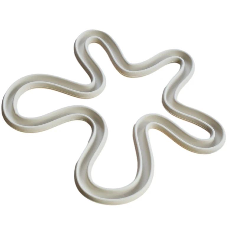 Geomeetriline kuumakindel silikoonmatt joogitassidega alusalused, libisemiskindlad potihoidja lauaalused, köögitarvikud, alusalused padjad