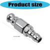 Stainless Steel High Pressure Nozzle Replacement Fast Connect Metal Pipe Cleaning Nozzle For Deep Cleaning Enduring