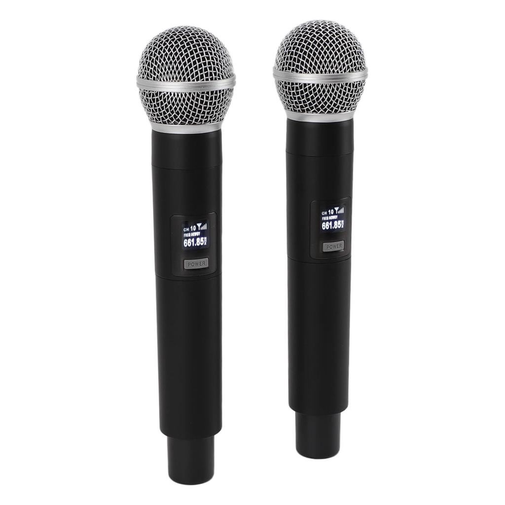 JGGLD Wireless VHF Handheld Microphone USB Rechargeable Professional Karaoke