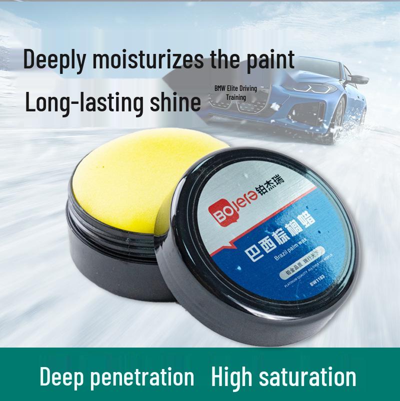 Carnauba Car Wax - Delays Aging, Repairs Scratches, Brightens Paint & Protects Color