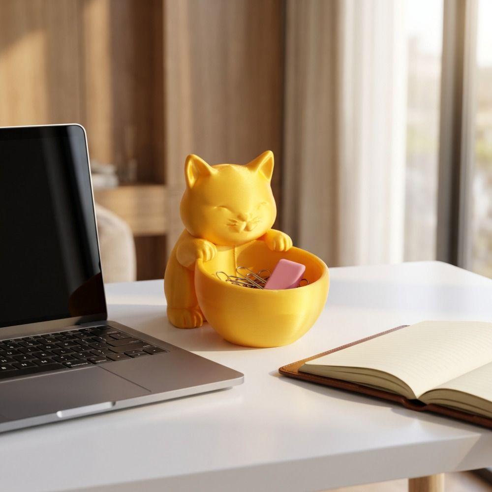 Garden Decor Cat-Shaped Planter Pot Ornaments Cacti Plant Pot Cute Succulents Pot Desk