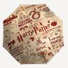 1PC Harry Potter Diagon Alley Umbrella-8-Rib Reinforced, Automatic Open, Lightweight & Durable, Cute Fashion Accessory for Outdoor, D2657