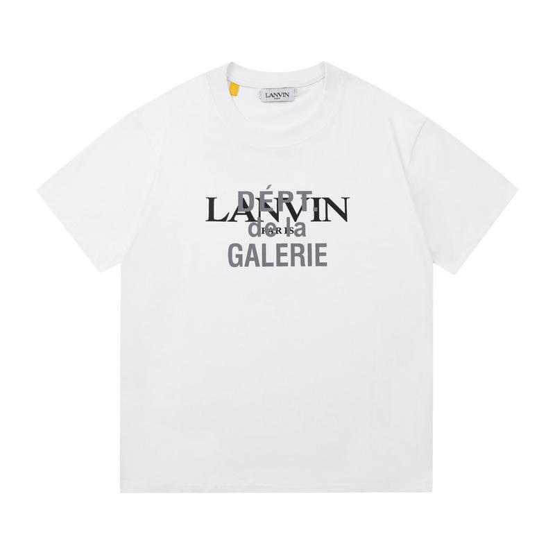 23S grenzüberschreitende amerikanische Trendmarke GALLERY DEPT gemeinsamer Buchstabendruck Kurzarm-T-Shirt Herren und Damen High Street Halbarm