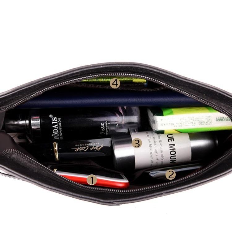 Women Small Crossbody Messenger Bag Black Red Available Multiple Pockets Lightweight