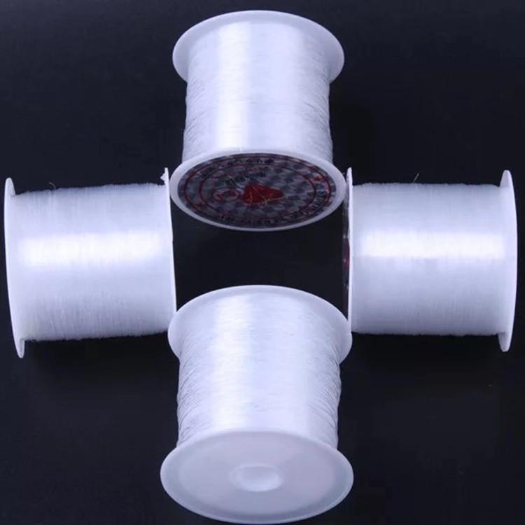 DIY Beading Materials: Transparent Nylon Crystal Thread, Non-Elastic Fishing Line for Handcrafts