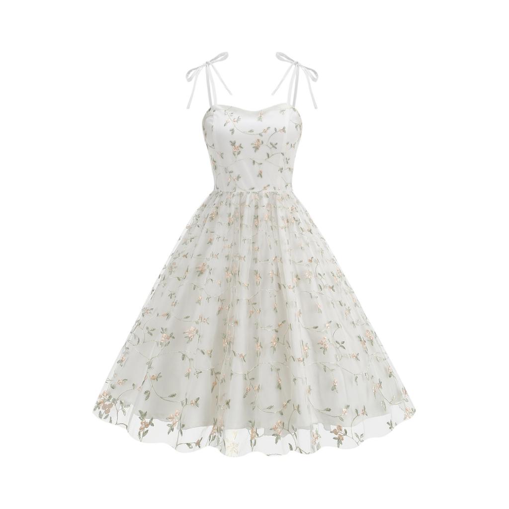Women's Fashion Color  Sleeveless Dress
