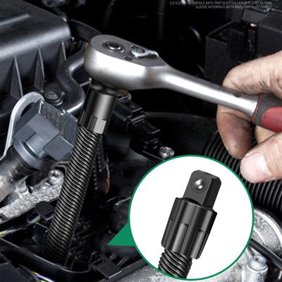 2 stück Flexible Sockel Verlängerung Ratsche Flexible Verlängerung Set Biegsamen Elastischen Joint Kopf Post Verbindungsglied