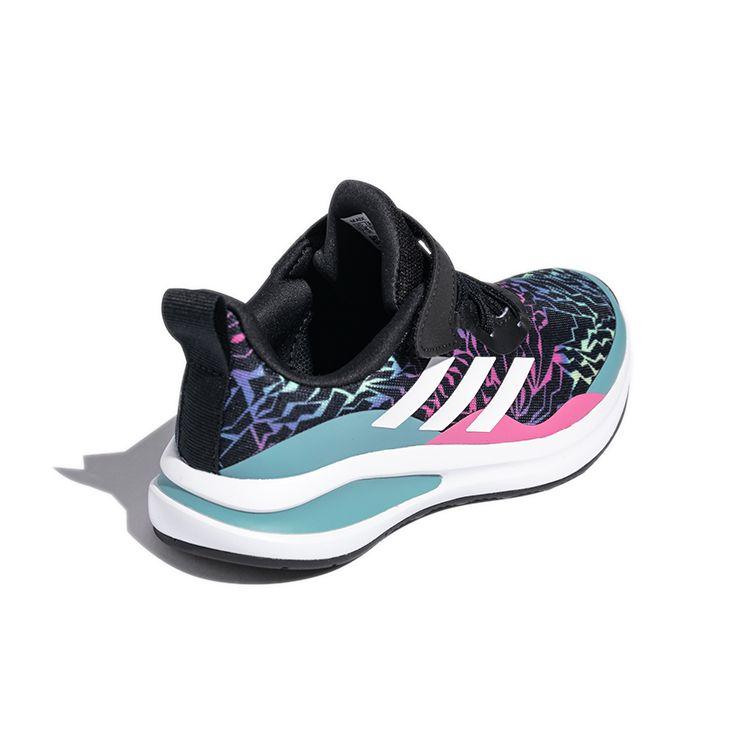 Adidas Fortarun El K Sports Trend Low Top Kids Casual Shoes Kids Casual Shoes Black Blue H04126