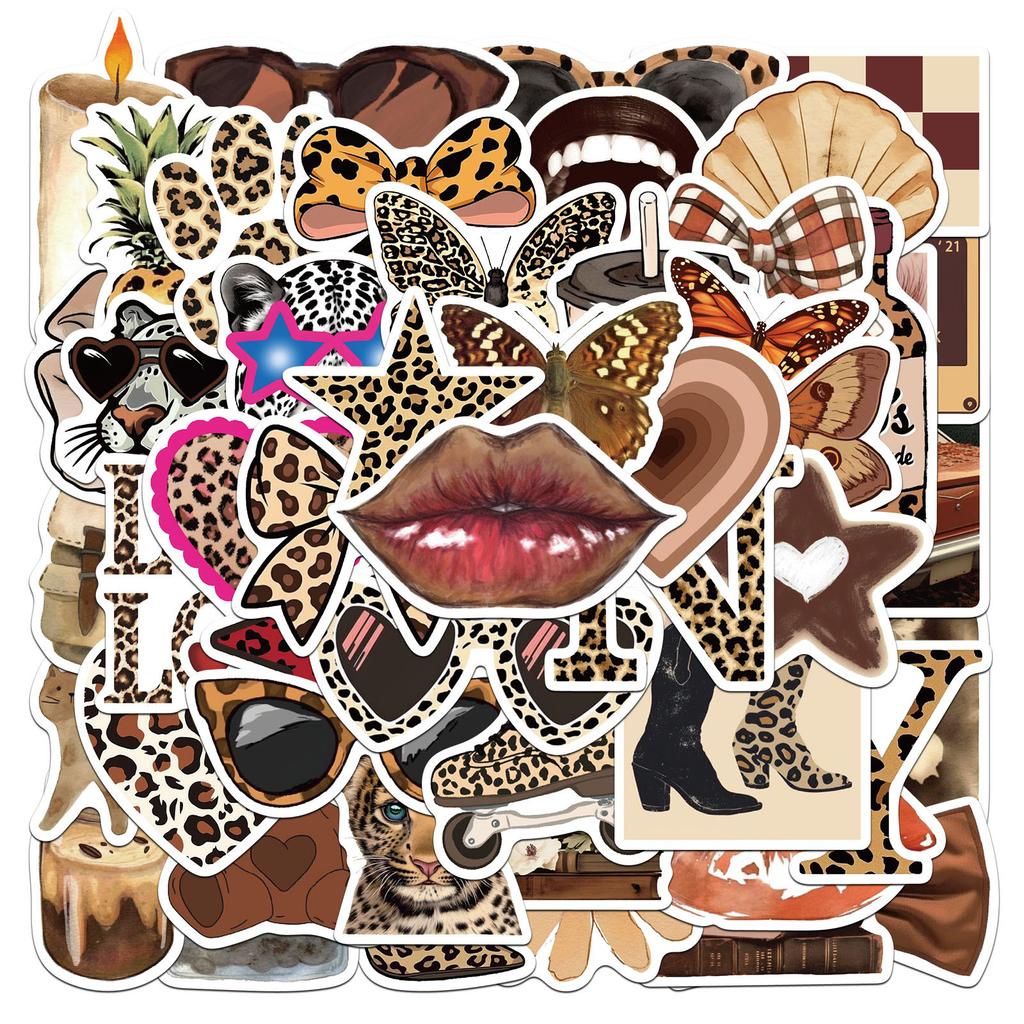 50 Sheets of Sexy Girl Stickers for Waterproof Creative Graffiti Water Cup, Mobile Phone Skateboard Decoration Stickers