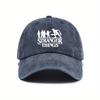 Versatile Old Washed Baseball Hat Cowboy Peaked Cap Street Fashion Hat for Women