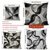 2D Abstract Wave Pattern Digital Print Pillow Covers Pattern Cushion Cover Suitable For Sofa Bedroom Car Pillow Cover