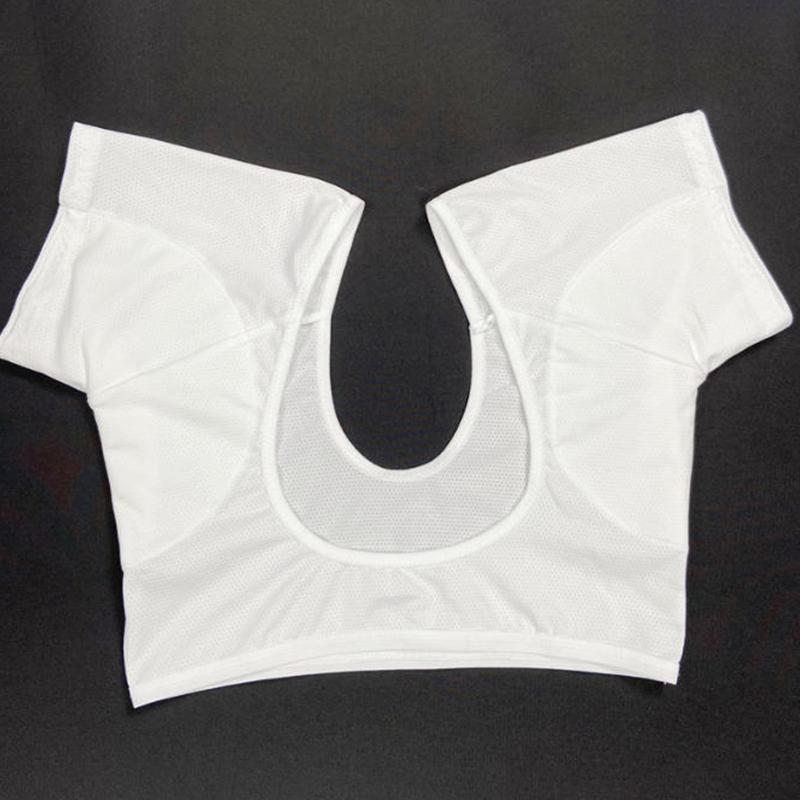 T-shirt Shape Sweat Pads Washable Armpit Sweat Pads Reusable Underarm Perfume Absorbent Guards Shield Deodorant For Women Girls