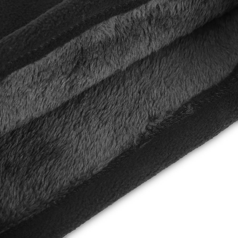 Multifunktioneller Nackenwärmer Schlauchschal Verstellbare Mütze Kappe Gesichtsschutz Maske für Draußen(Schwarz)