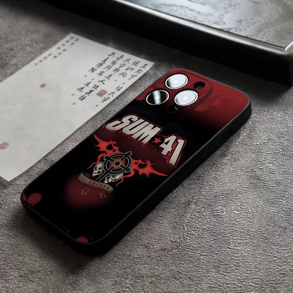 Hot Band S-sUM 41 Phone Case For 17 Pro Max For Iphone 14 16 Pro Max 12 15 11 13 Pro Xr X Xs 8 7 Plus Back Cover