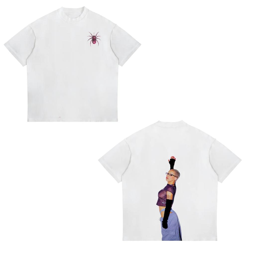 Doja Cat Wearing Sam Hyde Inspired Internet Meme T Shirt Unisex Women Hip Hop Oversized Tshirt Unisex Cotton Tees Unisexs Streetwear