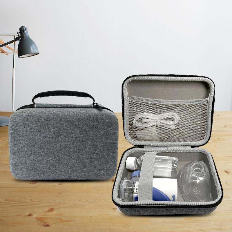 Handheld Mesh Nebulizer Machine Organizers With Interior Zippered Pocket Dustproof Carrying Box For Respiratory Therapy