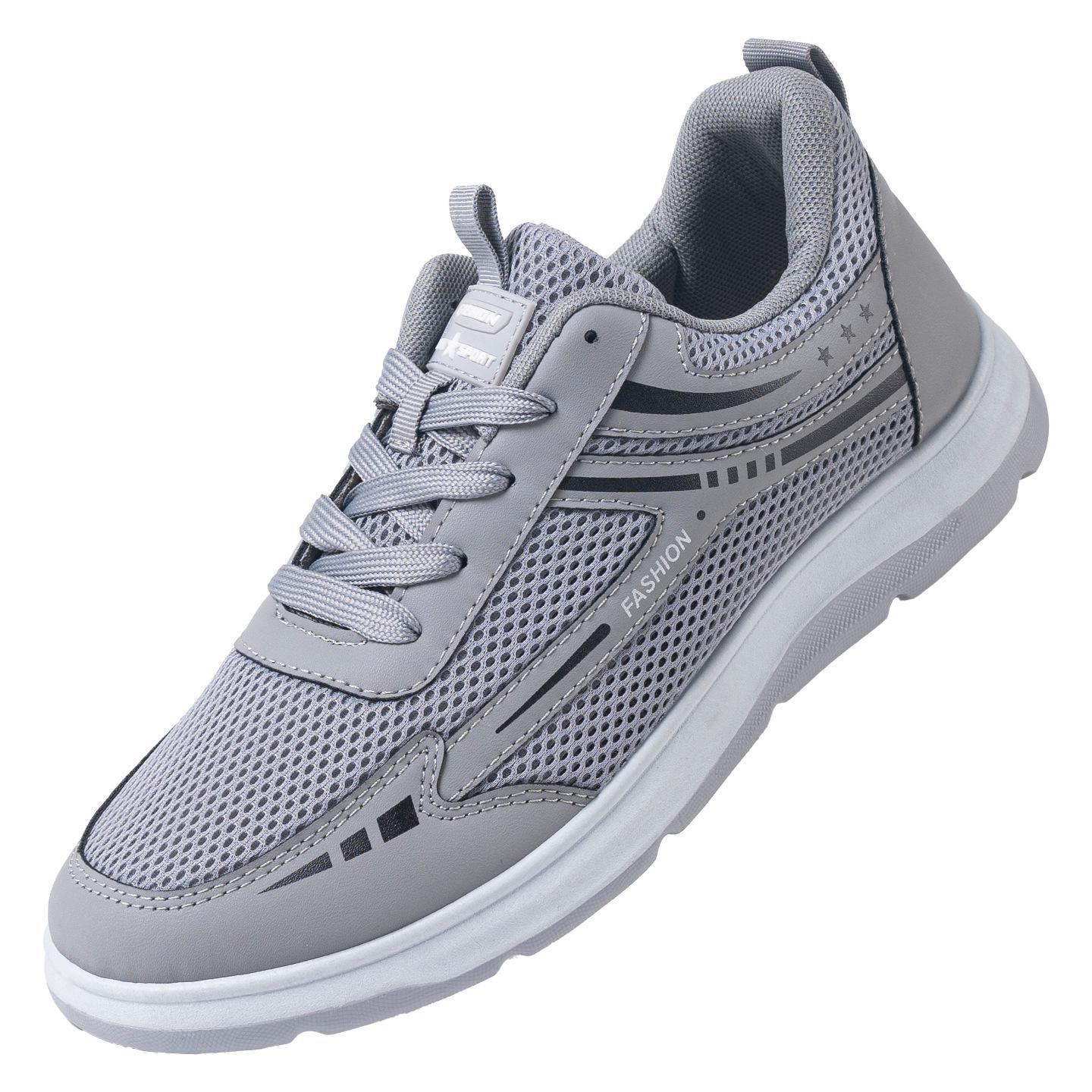 

Men s Autumn-Style Mesh Casual Shoes: Soft Sole, Breathable, Elastic Fit for Middle-Aged & Elderly 44