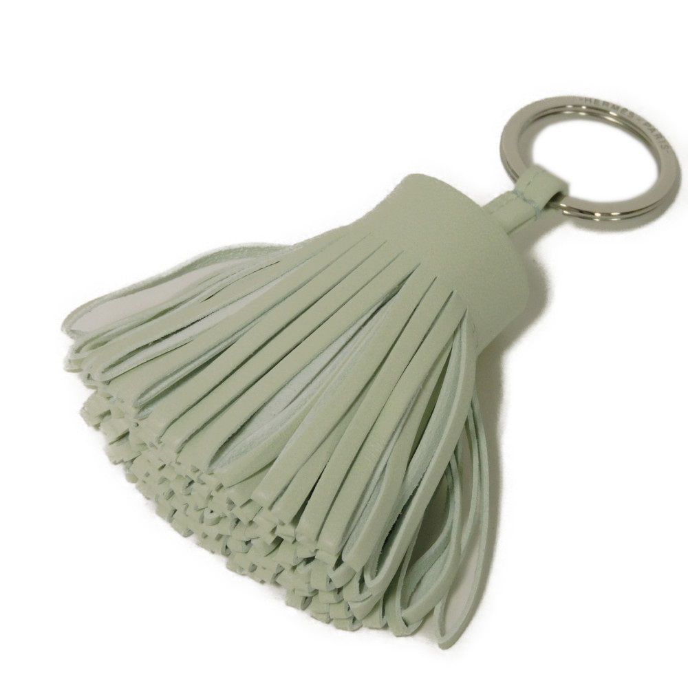 Used 9212 Carmen 7950 Pastel Light Green Charm Key Ring, Unused Logo Ring 13732 Veil Fizz W Unisex from Japan AUTHENTIC
