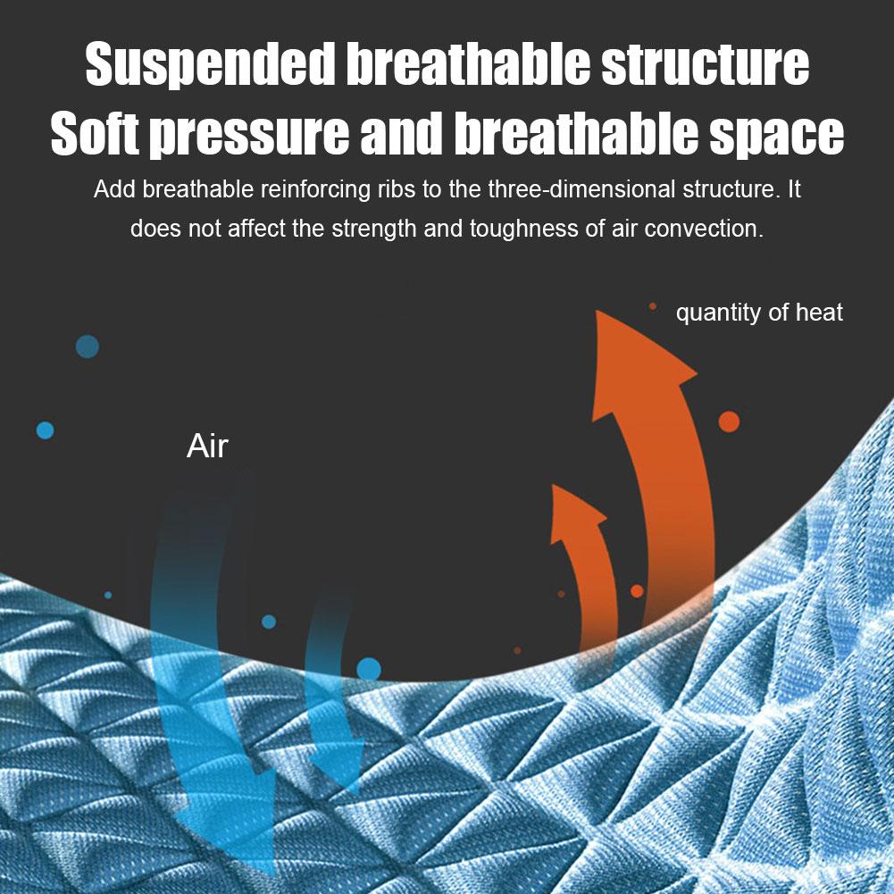 Universal bilsetetrekk pustende PU-skinnmatte for autostolpute Bilforsetetrekk fire årstider Anti-sklimatte