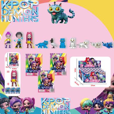 Anime Kpop Demon Hunters Blind Box Set Collectible Figures Toy Model for Fans Desktop Gaming And Decorative AnimatedDrawing