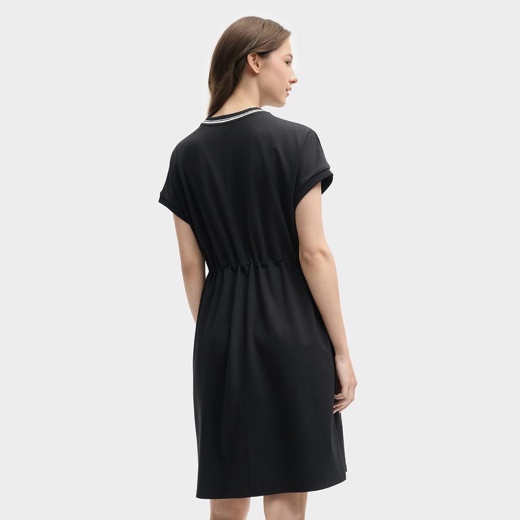 New FILA Sleeveless Dress Women's Jet Black F11W528311F-BK