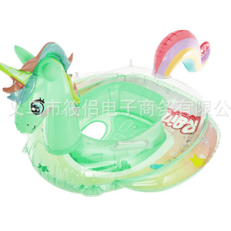Rainbow Horse Thickened Infant Toddler Swim Seat