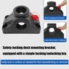 360 Degree Rotating Fishing Rod Holder Kayak Boats Fishing Fix Poles Mount Base Outdoor Fishing Equipment Enduring