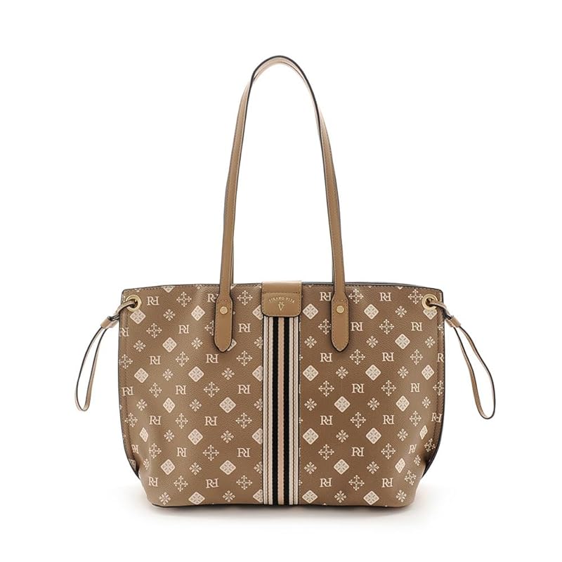

[FIRANO] VITA monogram line tote bag ladies VITA filano vita GINGER Web publication Tie-up with Ayame Goriki daily bag gift V402881 beige