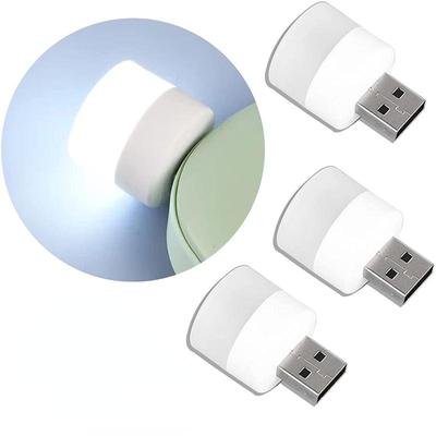 3Pcs Mini USB Plug Lamp Computer Mobile Power Charging Small Book Lamps LED Eye Protection Night Light