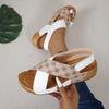 Fashion Shoes Women Sandals Summer Non-Slip Sandals Ladies Open Toe Walking Shoes Wedge Women Shoe Casual Footwear Sandal Women Female