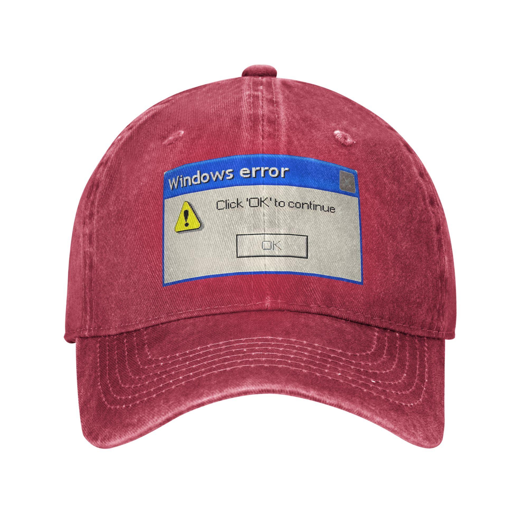 Washed Baseball Cap Windows XP Summer Trucker Hat For Women Men  Streetwear Outdoor Sport Sun Snapback Cap One Size