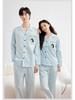 Women's Tencel Cotton Lyocell Pajama Set – Long Sleeve, Long Pants, Wearable Outdoors, Simple Homewear for Couples. Suitable for Spring & Autumn.