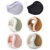 Plush Earmuffs Solid Color Winter Warmth Foldable Plush Ear Muffs with Elastic Adjustable Headband Cold Weather Ear Covers