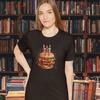 Birthday Cheeseburger T Shirt Art Vintage Washed Casual Fashion Versatile Homme Unisex Designer Clothes Top For Everyday Wear