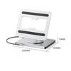Foldable Laptop Stand with USB Hub Card Reader RJ45 Universal Bracket Holder 360° Rotatable Universal Bracket Holder