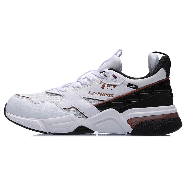 Li-Ning 001 Classic Low  White Black  Men s AGCR023-4 EU 41