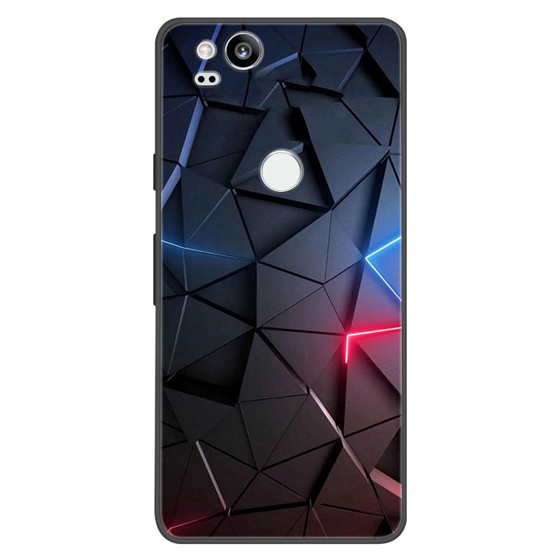 For Google Pixel 2 Case Soft Black Silicone Bumper Butterfly Phone Cover for Googe Pixel2 2XL Pixel2XL 2 Cases Fundas Coque