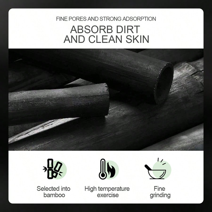 1PC Bamboo Charcoal Blackhead Nose Mask Patch,Nose Mask,Gentle Cleansing,Soft Cutin,Face Care,Clean