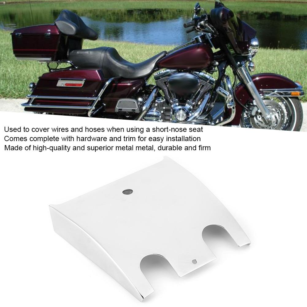 Dash Extension Panel Drag Motorcycle Fuel Tank Cover Fit for FLTR FLTCU I FLHTSilver