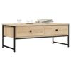 VidaXL Coffee Table Sonoma Oak 101x49x39.5 Cm Engineered Wood 837738